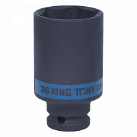 Головка торцевая ударная глубокая шестигранная 1/2", 36 мм KING TONY 443536M
