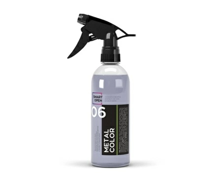 Нейтральный очиститель дисков и кузова с индикатором SMART METAL COLOR 06 (0,5л), триггер