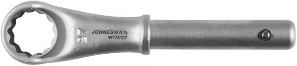 Ключ накидной усиленный JONNESWAY W77A127, 27 мм, d18.5/190 мм