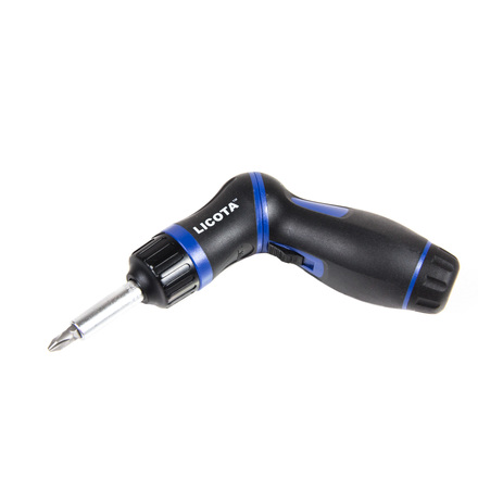 Licota ARD-12K04 Отвертка трещоточная с поворотной ручкой и сменными вставками 1/4", 9 пр.