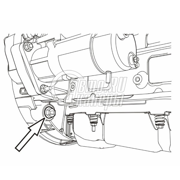 Приспособление для проворота коленвала VOLVO Car-Tool CT-B1175