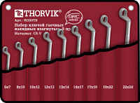Набор ключей накидных в сумке Thorvik W2S9TB, 6-24 мм, 9 предметов