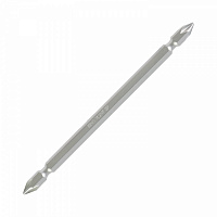 Вставка (бита) торцевая 1/4" Phillips, PH2, L = 150 мм, двухсторонняя, для шуруповерта KING TONY 131502P