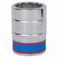 Головка торцевая стандартная двенадцатигранная 3/4", 27 мм KING TONY 633027M