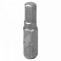 Вставка (бита) торцевая 1/4", HEX, 5 мм, L = 25 мм KING TONY 102505H
