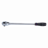 Трещотка 1/2" 375 мм, 32 зубца, флажковая с кнопкой KING TONY 4762-15G