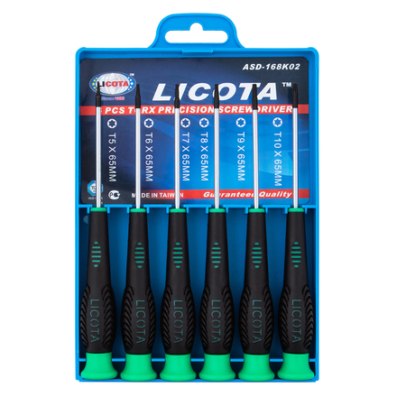 Licota ASD-168K02 Набор отверток Torx для точной механики 6пр.