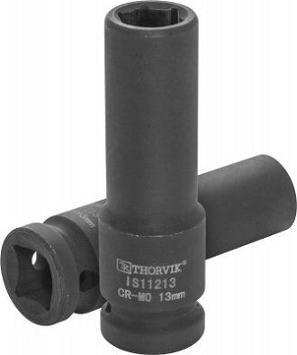 Головка торцевая ударная глубокая 1/2"DR, 13 мм Thorvik IS11213
