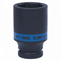 Головка торцевая ударная глубокая шестигранная 3/4", 41 мм KING TONY 643541M