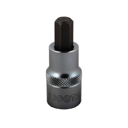 Licota H4H004 Головка торцевая с шестигранной вставкой 1/2" 4 мм L=55 мм