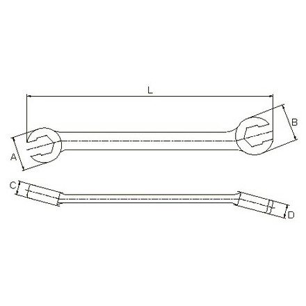 Licota AWT-NUM3032 Ключ разрезной 30х32 мм