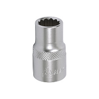 Головка торцевая стандартная двенадцатигранная 1/2", 9 мм МАСТАК 000-42009