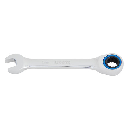 Licota ARW-10M15 Ключ комбинированный трещоточный короткий 72 зуба 15 мм