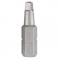 Вставка (бита) торцевая 1/4", SQUARE, №0, L = 25 мм, квадратная KING TONY 102500R