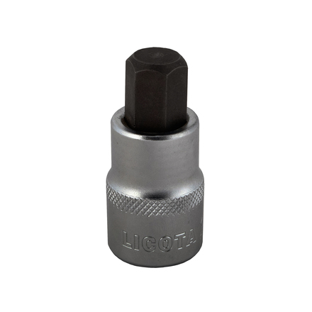 Licota H4H014 Головка торцевая с шестигранной вставкой 1/2" 14 мм L=55 мм