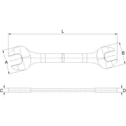 GARWIN PRO GR-OD1213 Ключ рожковый 12х13 мм