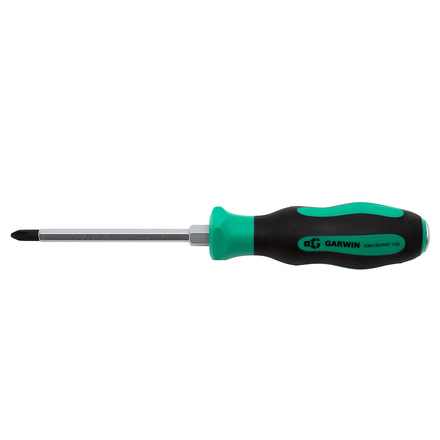 GARWIN PRO 634135-PH2*100 Отвертка усиленная цельнометаллическая PH2, 100 мм