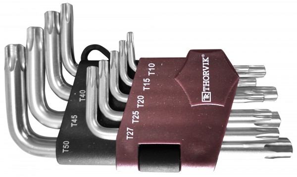 Набор ключей торцевых TKS9S TORX® коротких, Т10-T50