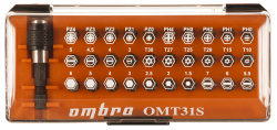 Набор вставок-бит Ombra OMT31S 31 предмет