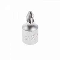 Насадка (бита) торцевая 1/4" Pozidriv №2, L = 25 мм KING TONY 201802X