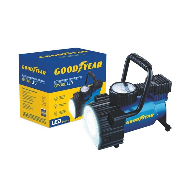 Автомобильный компрессор Goodyear GY-30L LED