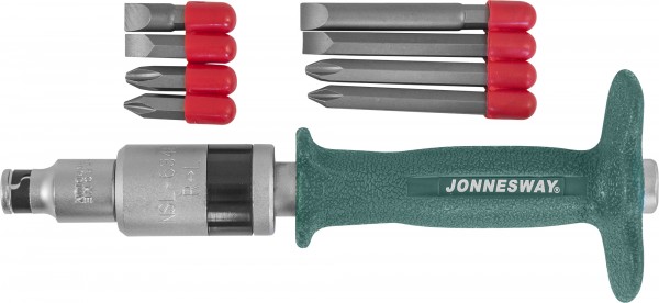 Ударно-поворотная отвертка JONNESWAY AG010139 (5 предметов)