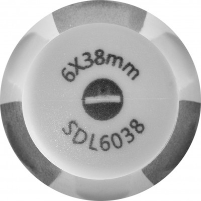 Отвертка стержневая шлицевая Thorvik SDL6038, SL6х38 мм