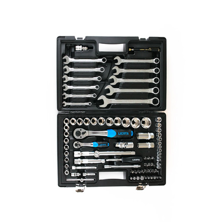 Licota ALK-8015F Набор инструмента 1/4" и 1/2" 6 гр. 83 предмета