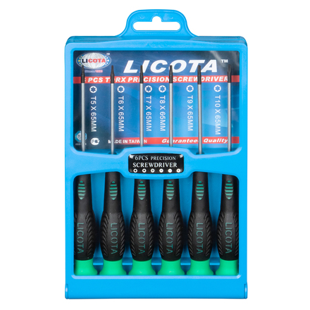 Licota ASD-168K02 Набор отверток Torx для точной механики 6пр.