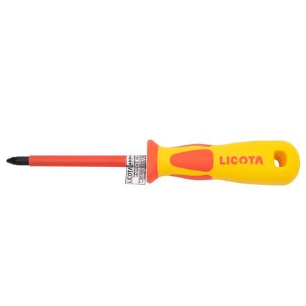 Licota ASD-930801 Отвертка изолированная VDE 1000V PZ.1, 80 мм