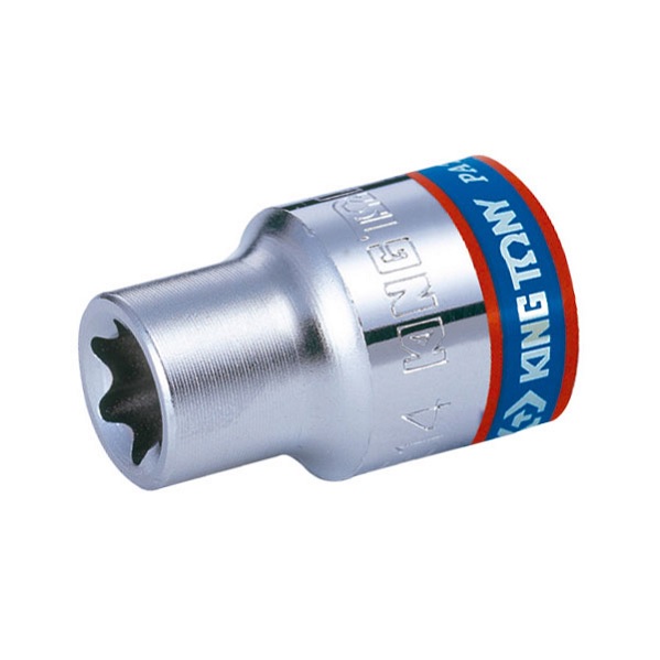 Набор торцевых головок 1/2";3/8", TORX Е-стандарт, E4-E20, 12 предметов KING TONY 7113PR