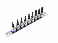 Набор торцевых насадок 3/8" TORX, Т10-Т50 мм, L = 50 мм, 9 предметов KING TONY 3109PR8