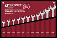 Набор ключей рожковых в сумке Thorvik W1S11TB (8-32 мм, 11 предметов)