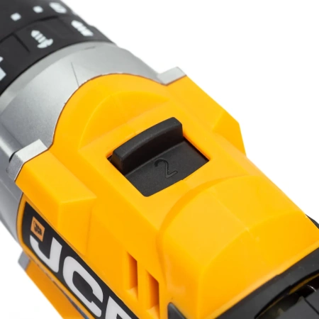 Дрель-шуруповерт аккумуляторная (JCB-18CD-B-E) 18V, max 45Nm в комплекте с зарядным устройством (JCB-18VFC-E) 2.4A и батареей аккум(JCB-20LI-E) 2.0AH