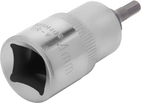 S09H404 Насадка торцевая 1/2"DR с вставкой-битой шестигранной, H4, 55 мм