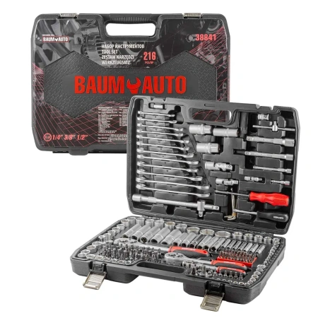 Набор инструментов 216пр. 1/4''3/8''1/2''(6гр, 12гр)