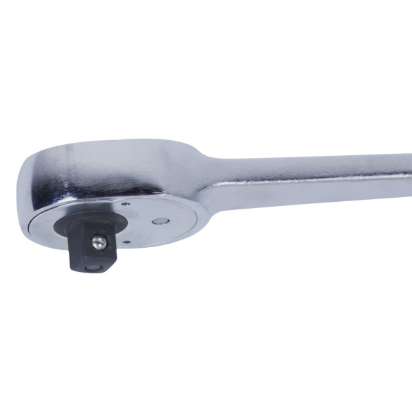 Трещотка 3/8" 200 мм, 32 зубца, флажковая с кнопкой, фиксатор KING TONY 3771-08G
