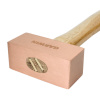 GARWIN PRO GHT-HW2000C Молоток медный с деревянной рукояткой, 2000 г