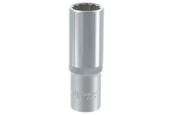 Головка торцевая глубокая S04HD4718, 12-гранная, 1/2"DR, 18 мм
