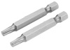 Набор вставок (бит) торцевых 1/4" Torx T10 50 мм 2 предмета TOLSEN TT20321