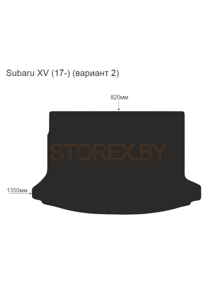 Subaru XV (17-) Багажник (вариант 2) copy