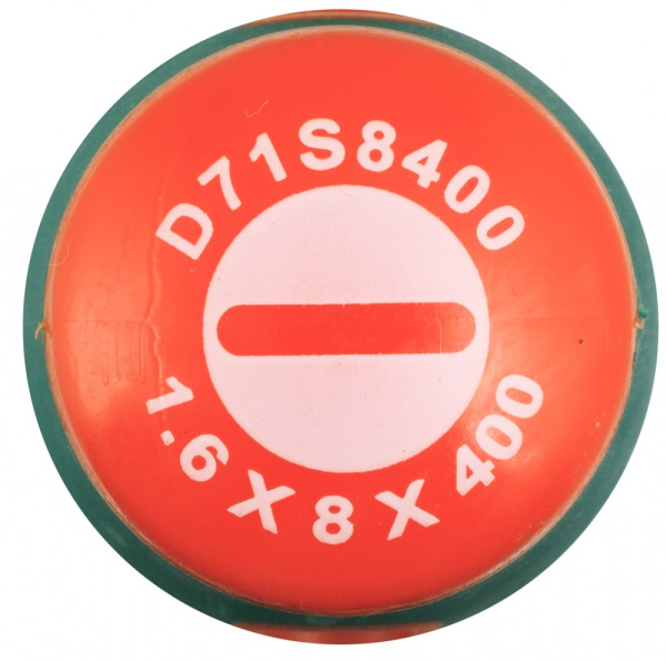 Отвертка стержневая шлицевая D71S8400, ANTI-SLIP GRIP, SL8.0х400 мм