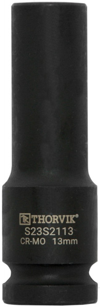 Головка торцевая ударная глубокая Thorvik S23S2108 (1/2"DR, 8 мм)