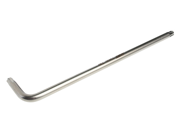 Ключ TORX Г-образный удлиненный JTC-73430 (T30H, L=160 мм)