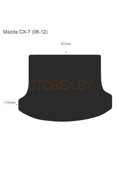 Mazda CX-7 (06-12) Багажник copy