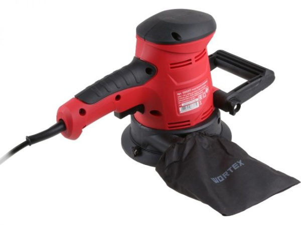 Эксцентриковая шлифмашина WORTEX LX RS 1245-1 E в кор. 450 Вт, 125 мм, 3000-13000 об/мин