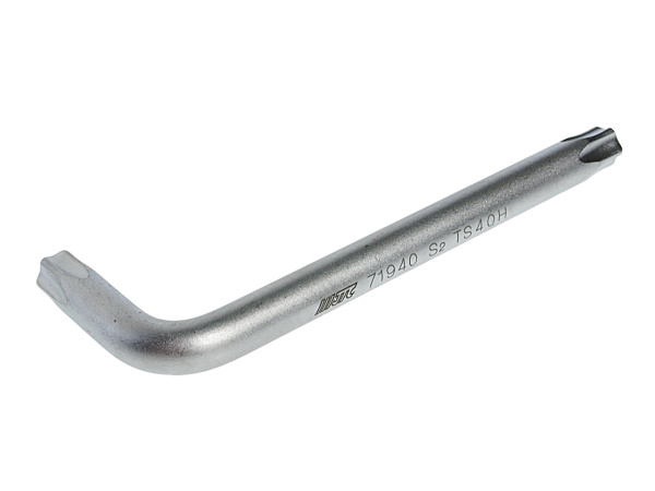 Ключ TORX Г-образный 5-гранный JTC-71940 (TS40H, L=76 мм)