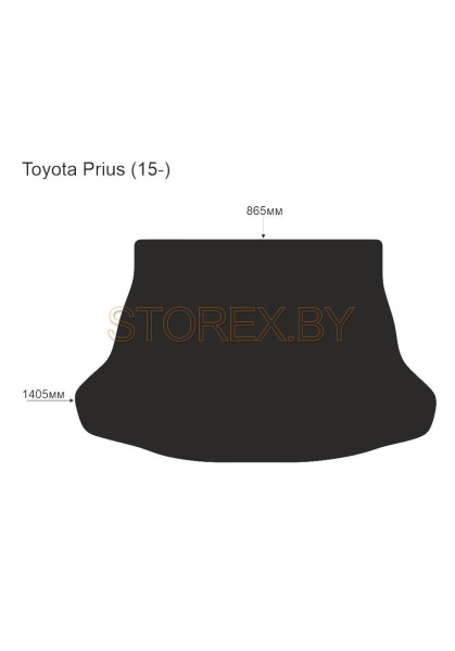 Toyota Prius (15-) Багажник copy
