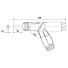 Licota ARD-12K04 Отвертка трещоточная с поворотной ручкой и сменными вставками 1/4", 9 пр.