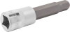 S09H4312 Насадка торцевая 1/2"DR с вставкой-битой шестигранной, H12, 100 мм